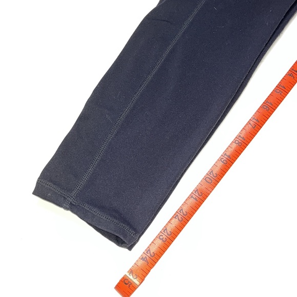 Fabletics Motion 365 Thick Black & Citron Athletic Yoga Pants Workout Leggings S - Picture 10 of 10